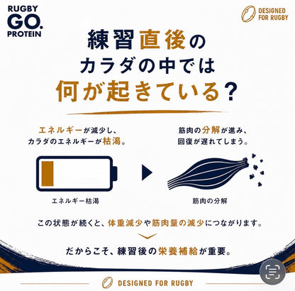 RUGBY PROTEIN　　     予約販売/27年1月発送